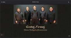 Desktop Screenshot of cantusfirmus.art.br
